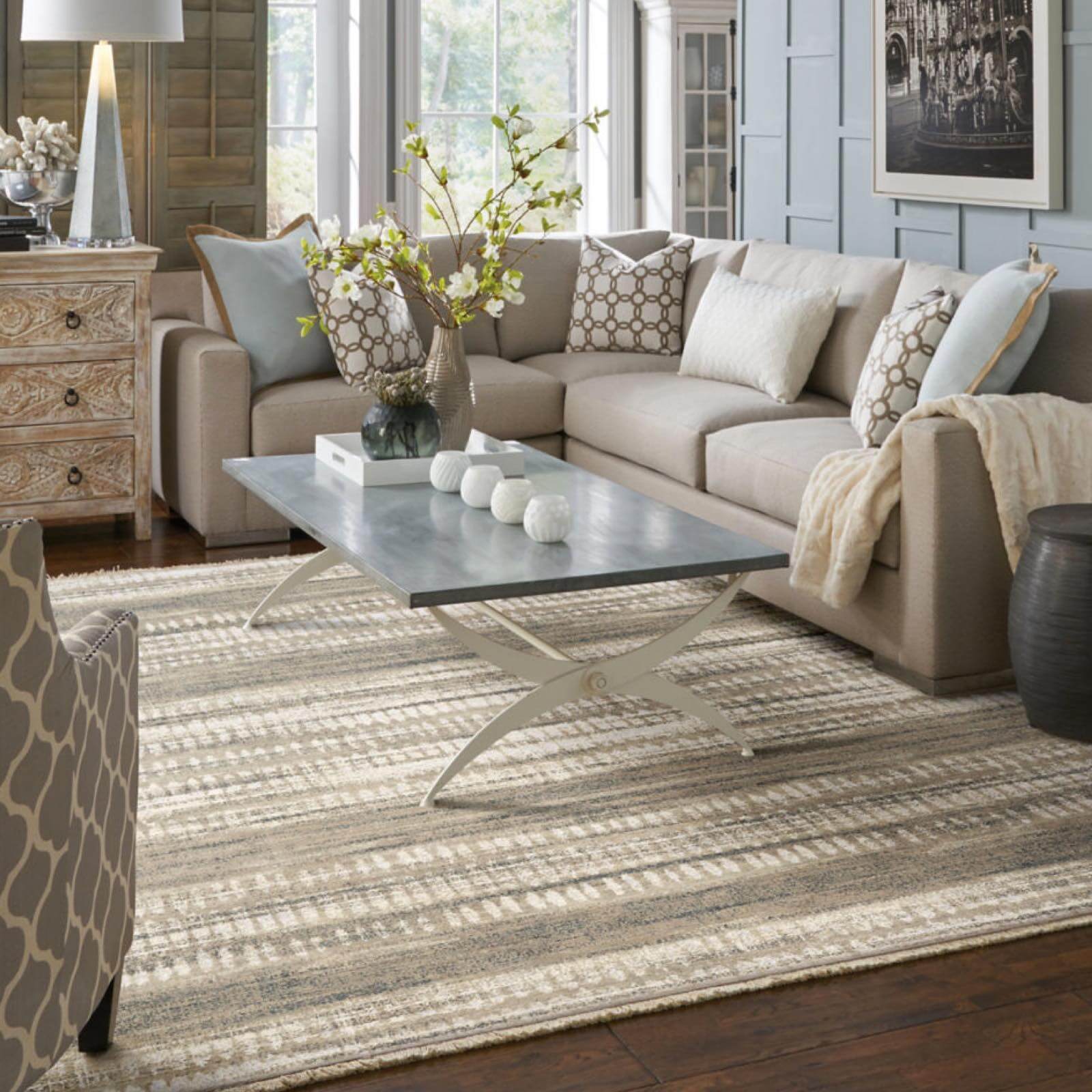 Living room area rug | Mills Floor Covering